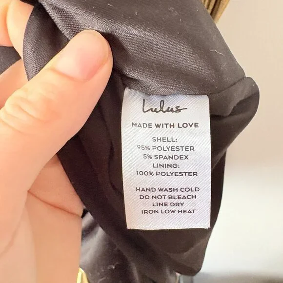 Lulus Reflections Of Style Shiny Gold One-Shoulder Bodycon Mini Dress Size XS - Picture 9 of 10